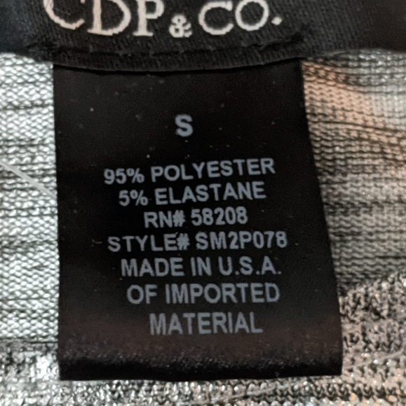 Silver Tank top size Small Gray - Picture 5 of 5